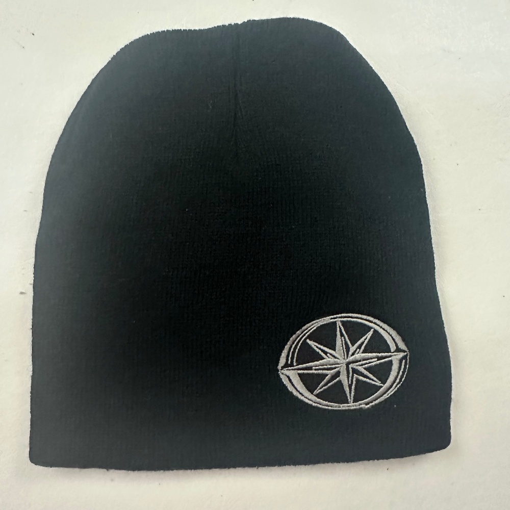 New Yamaha Logo Knit Beanie Hat Black One Size